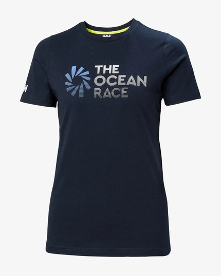 Helly Hansen T-shirt Ladies Ocean Race Dark Blue V