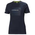 Helly Hansen T-shirt Dames Ocean Race Donkerblauw