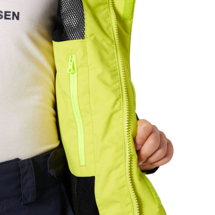 Helly Hansen Zeiljas Kind Salt Port 2.0 Lime Binnenzak En Mesh Voering