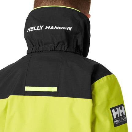 Helly Hansen Zeiljas Kind Salt Port 2.0 Lime Kraag En Rugpand