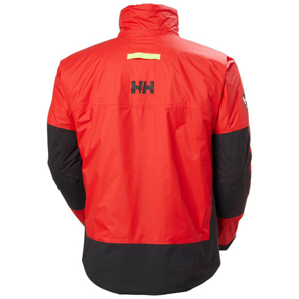 Helly Hansen Zeiljas Midlayer Aegir Rood Achterkant