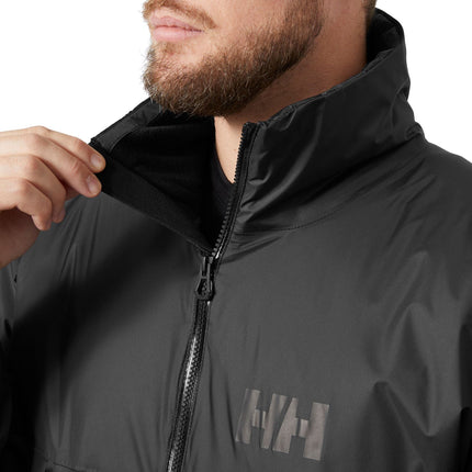 Helly Hansen Zeiljas Midlayer Aegir Zwart Kraag Met Fleece