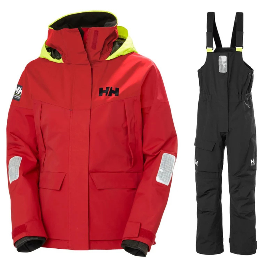 Helly Hansen Tuta da vela Donna Pier 4.0 Rosso/Nero