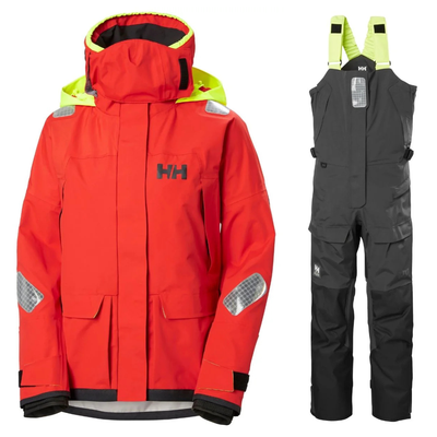 Helly Hansen Tuta da vela Donna Skagen Pro Rosso/Nero