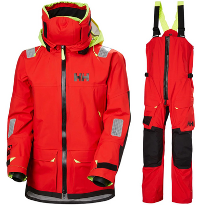 Helly Hansen Sailing Suit Men Aegir Ocean 2.0 Red/Red
