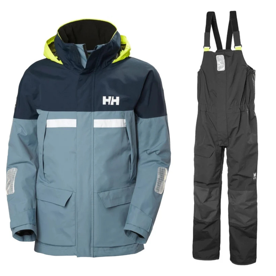 Helly Hansen Tuta da vela Uomo Pier 4.0 Blu grigio/Nero