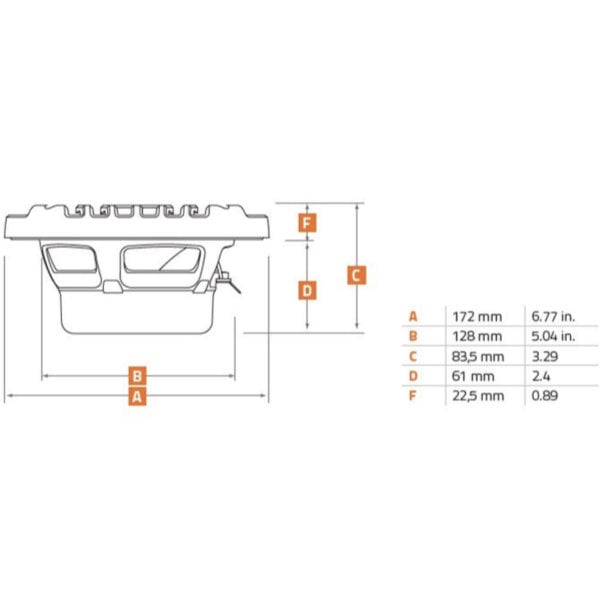 Hertz Marine HBX 6.5 Waterdichte Speaker Set 4 stuks 90W Zilver