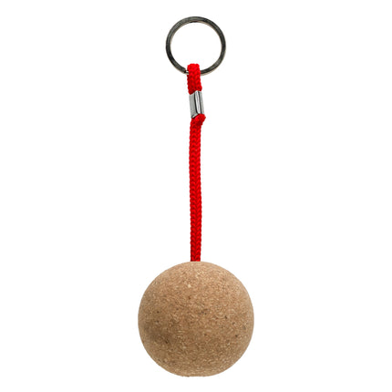 EvoNautic Drijvende Sleutelhanger Kurk Rood
