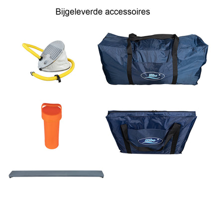 HIBO HIBO PRO Rubberboot 2.0 Zwart/Wit 2.70