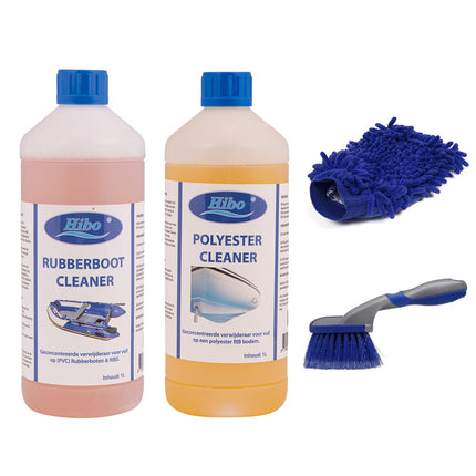 HIBO RIB Boot Schoonmaak Set