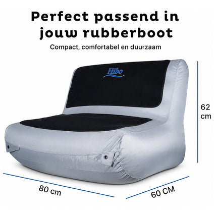 HIBO Rubberboot Zitbank Opblaasbaar
