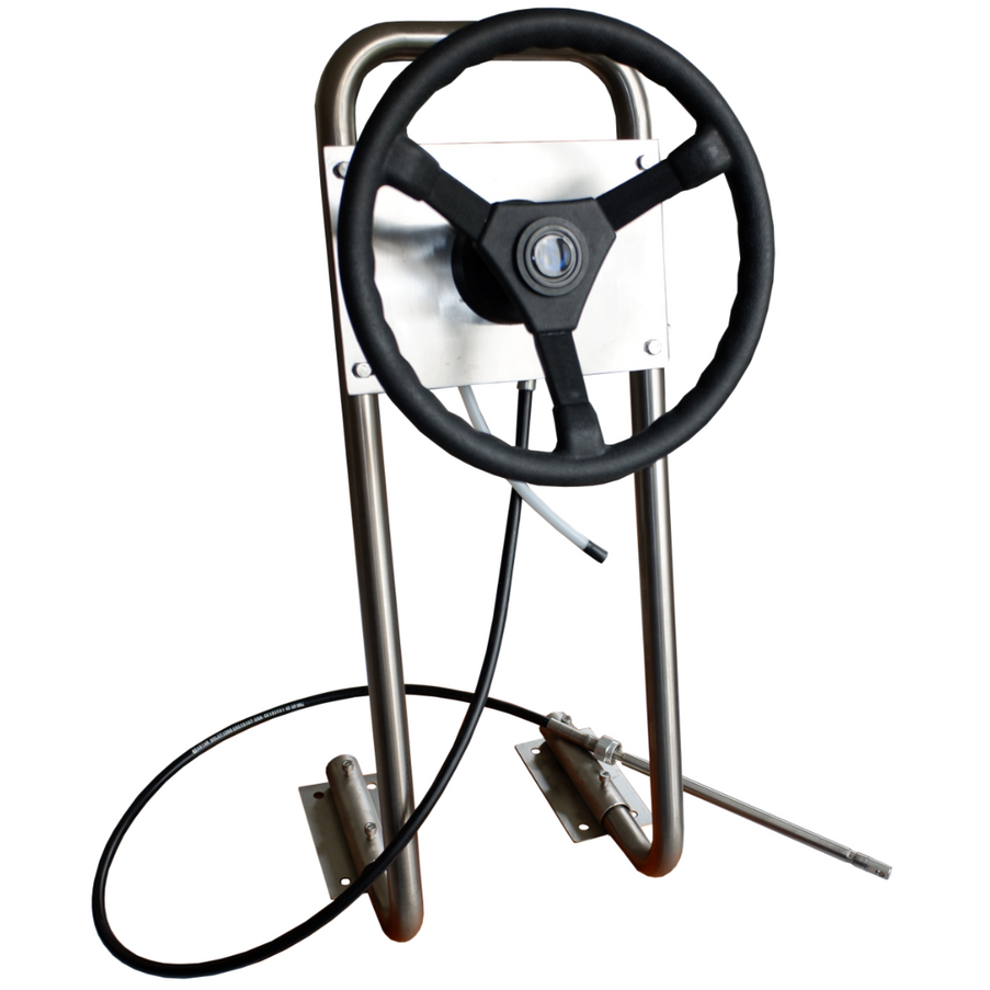 Hibo RVS Rubberboot Stuurconsole/Stuurhouder