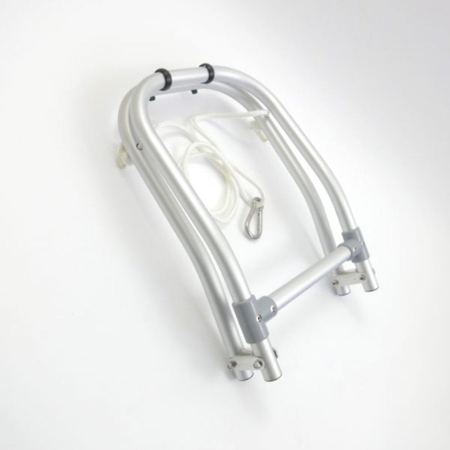 Hibo Zwemtrap Rubberboot 2-treden Aluminium