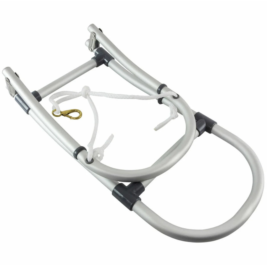 Hibo Zwemtrap Rubberboot 3-treden Aluminium