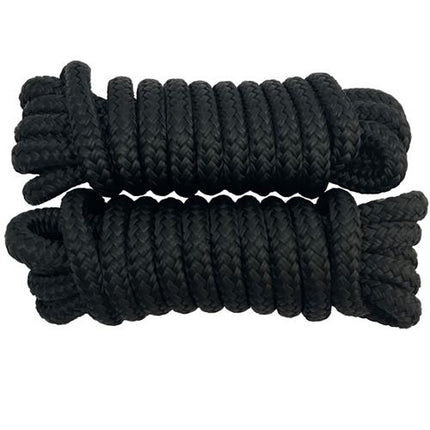 Hollex Fenderlijn 8 mm 2.5 m 16-strengs 2 stuks Zwart