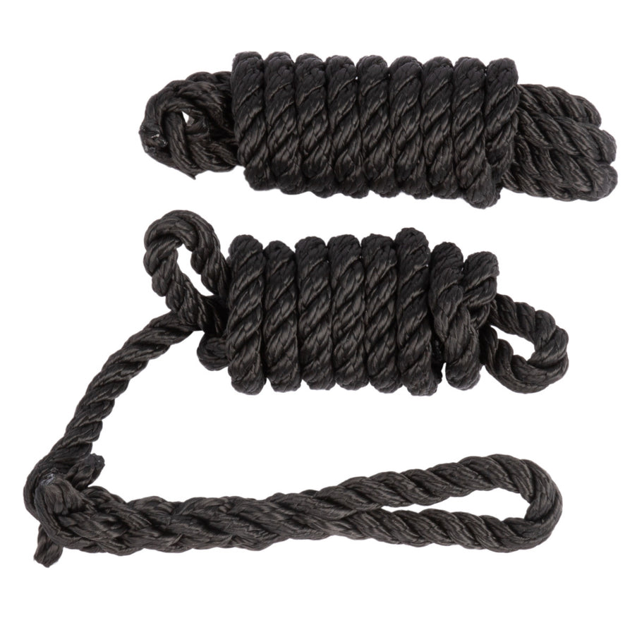 Hollex Hollex Fenderlijn 8 mm 1.5 m 3-strengs 2 stuks Zwart