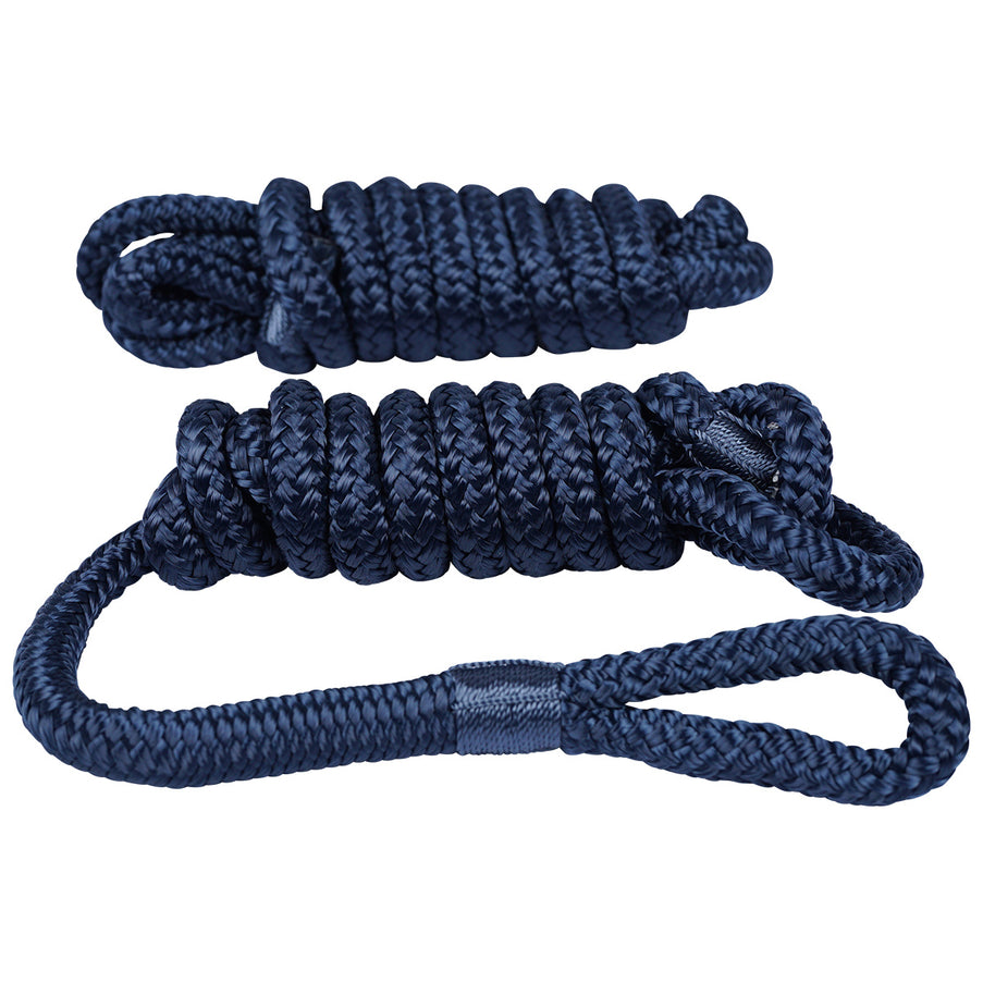 Hollex Hollex Fenderlijn 8 mm 2.5 m 16-strengs 2 stuks Donkerblauw