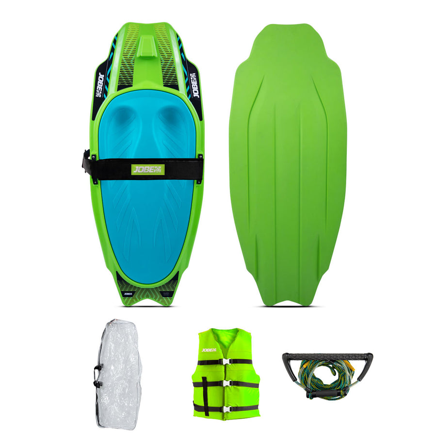 JOBE JOBE Kneeboard Slash Lime Package