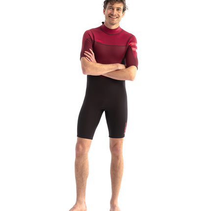 JOBE JOBE Shorty Wetsuit Heren Perth 3/2 Rood