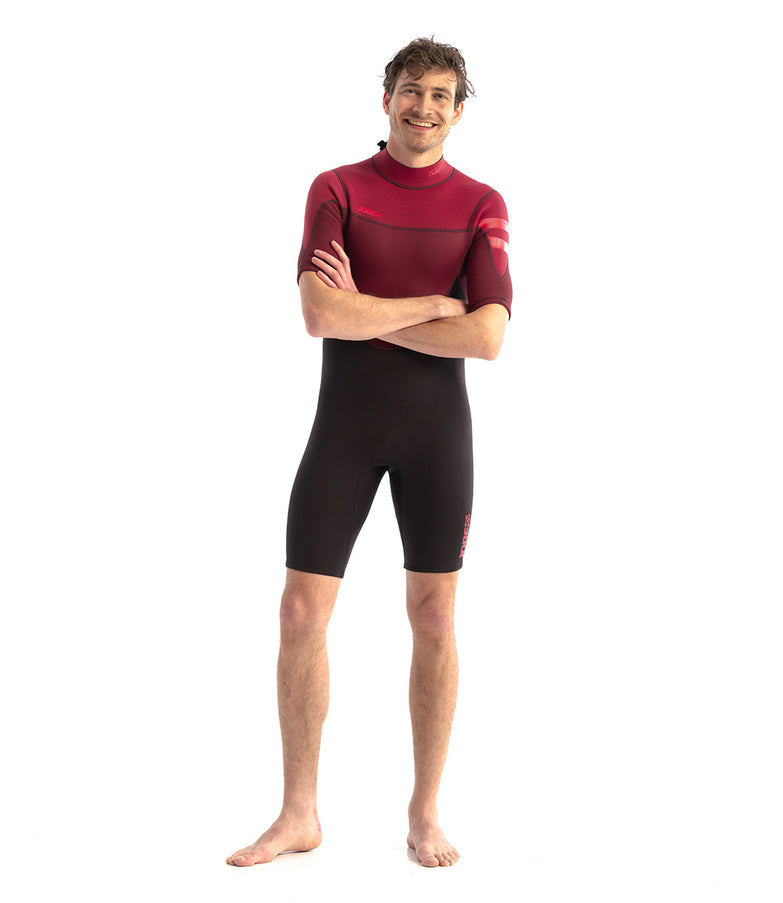 JOBE JOBE Shorty Wetsuit Heren Perth 3/2 Rood