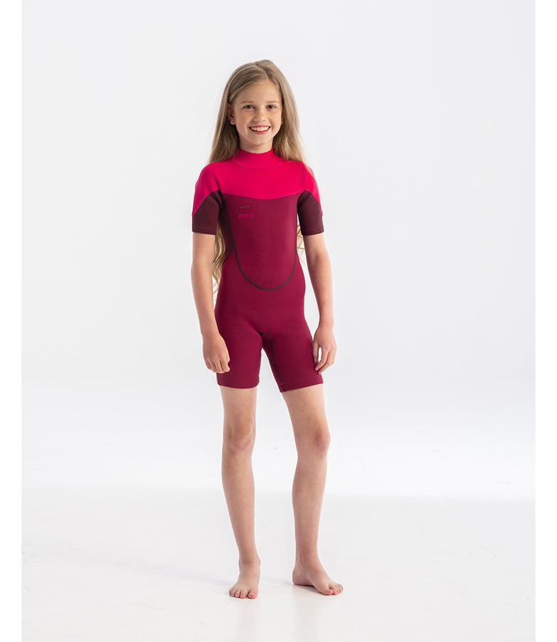 JOBE JOBE Shorty Wetsuit Kind Boston 2mm Roze
