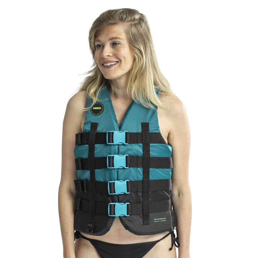 JOBE JOBE Zwemvest Unisex 4 Buckle Teal
