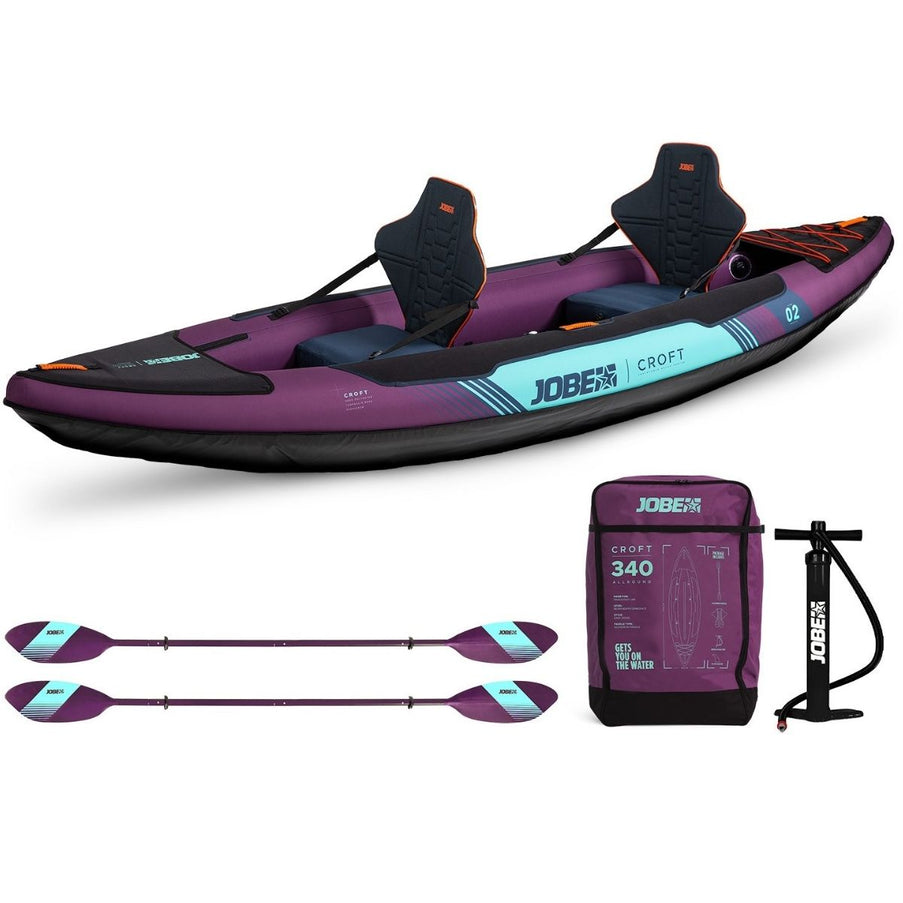 JOBE Opblaasbare Kayak Croft Package Paars