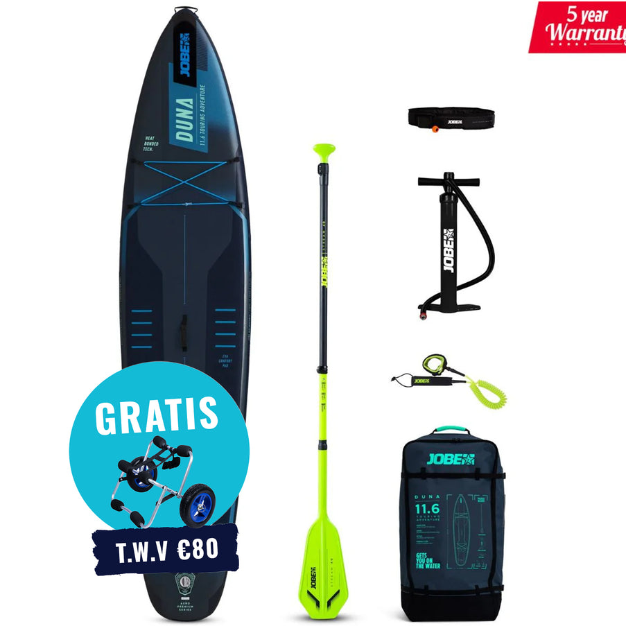 JOBE Opblaasbare SUP Duna 11.6 Package Blauw