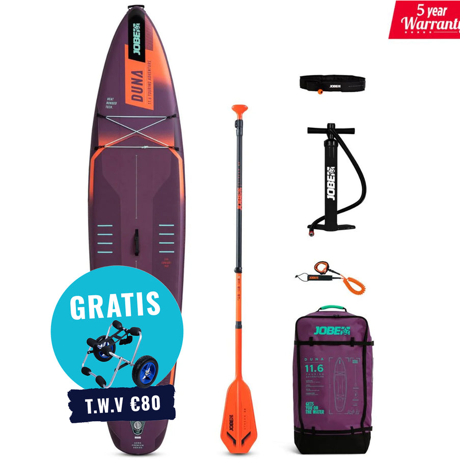 JOBE Opblaasbare SUP Duna 11.6 Package Paars