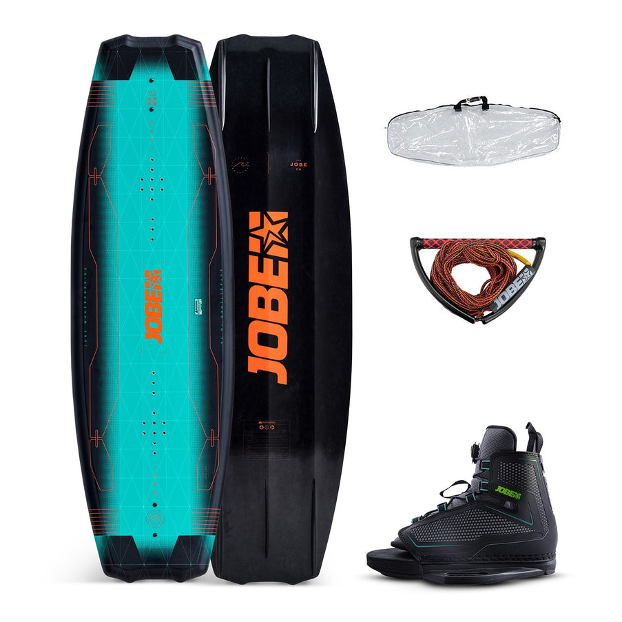JOBE Wakeboard Logo 138 Package met Maze Bindingen