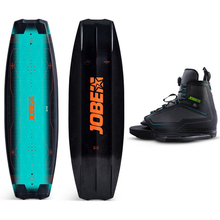 JOBE Wakeboard Logo met Wakeboard Bindingen Maze