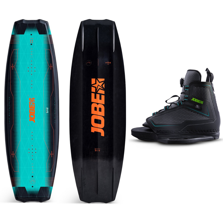 JOBE Wakeboard Logo met Wakeboard Bindingen Maze