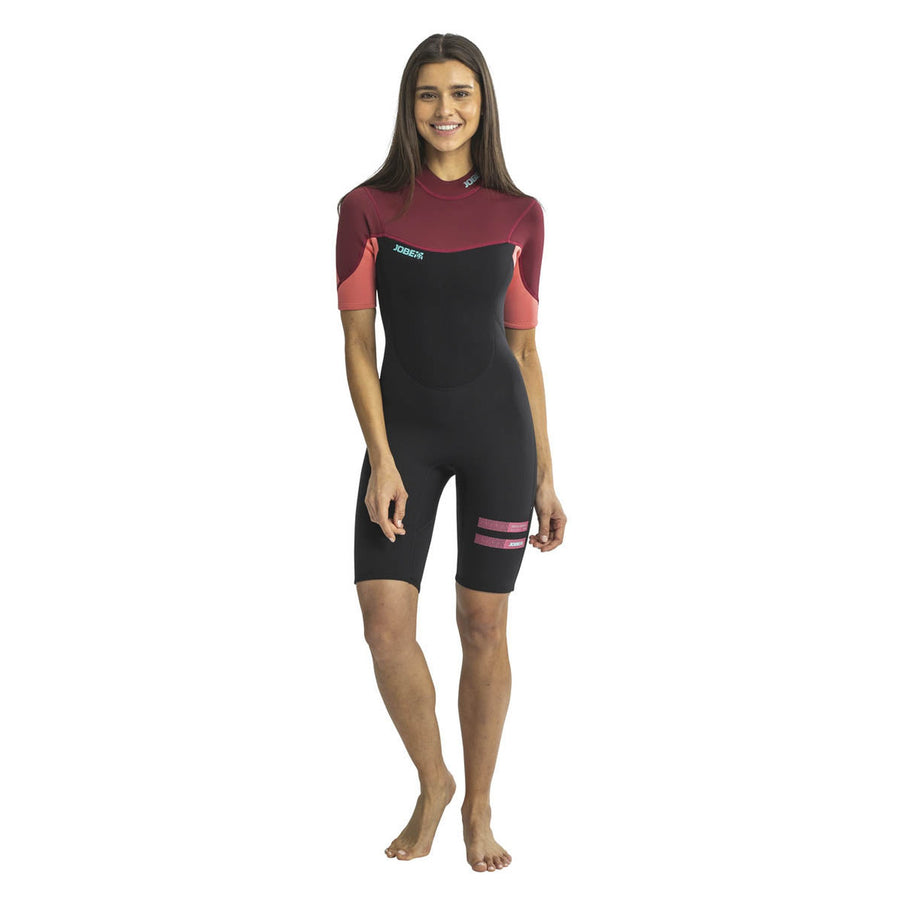 JOBE Shorty Wetsuit Dames Sofia Rood 3/2