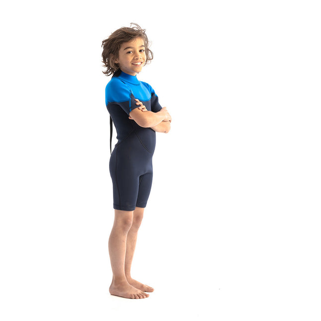 JOBE Shorty Wetsuit Kind Boston 2mm Blauw
