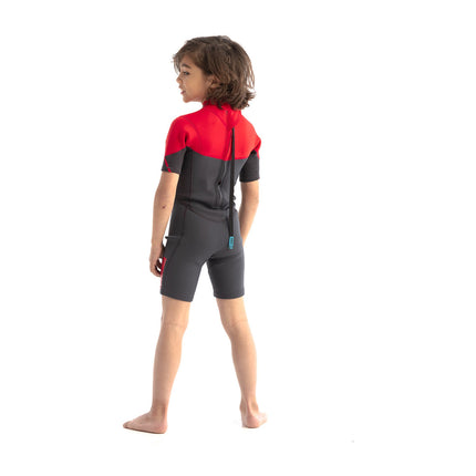 JOBE Shorty Wetsuit Kind Boston 2mm Rood