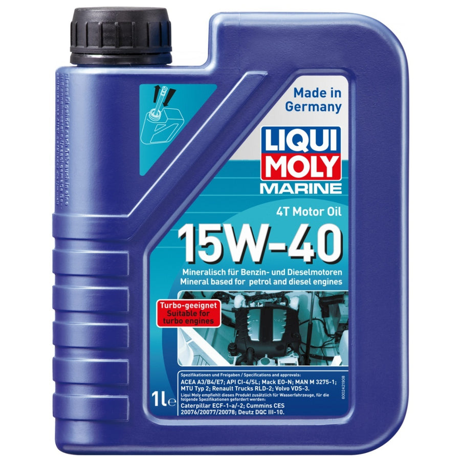 Liqui Moly 4-takt Buitenboordmotor Olie 15W-40 1L