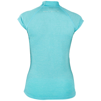 Magic Marine Lycra Shirt Dames Korte Mouw Cube Blauw