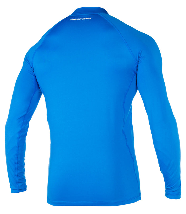 Magic Marine Lycra Shirt Heren Lange Mouw Cube Blauw