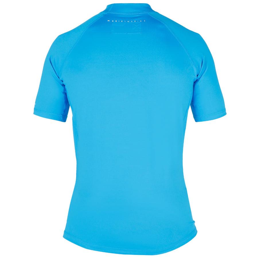 Magic Marine Lycra Shirt Unisex Cube Korte Mouw Blauw