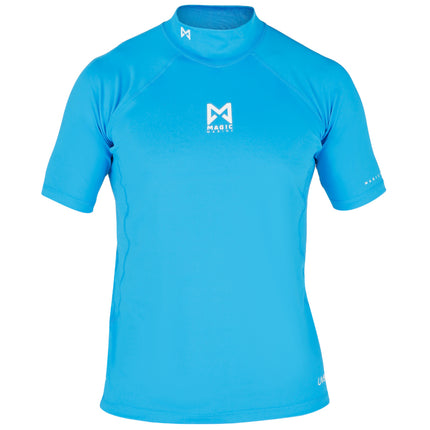 Magic Marine Lycra Shirt Unisex Cube Korte Mouw Blauw
