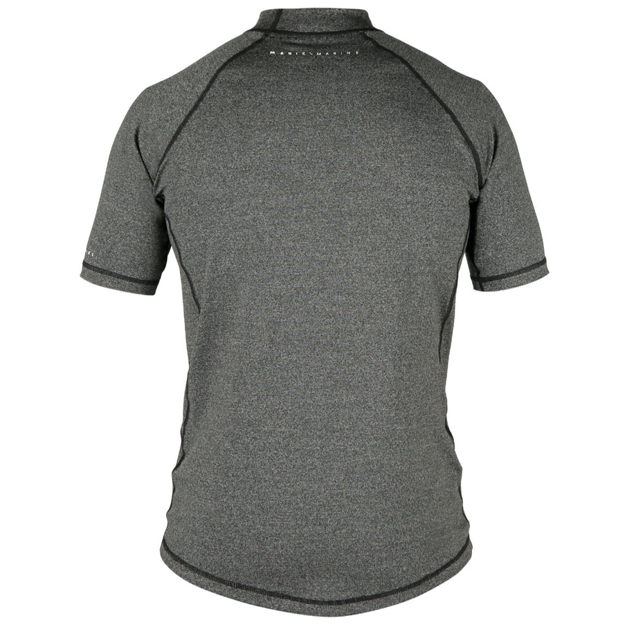 Magic Marine Lycra Shirt Unisex Cube Korte Mouw Grijs