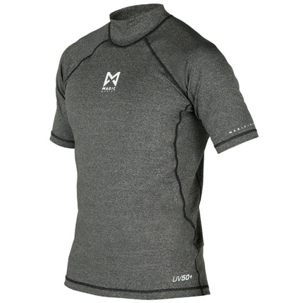 Magic Marine Lycra Shirt Unisex Cube Korte Mouw Grijs
