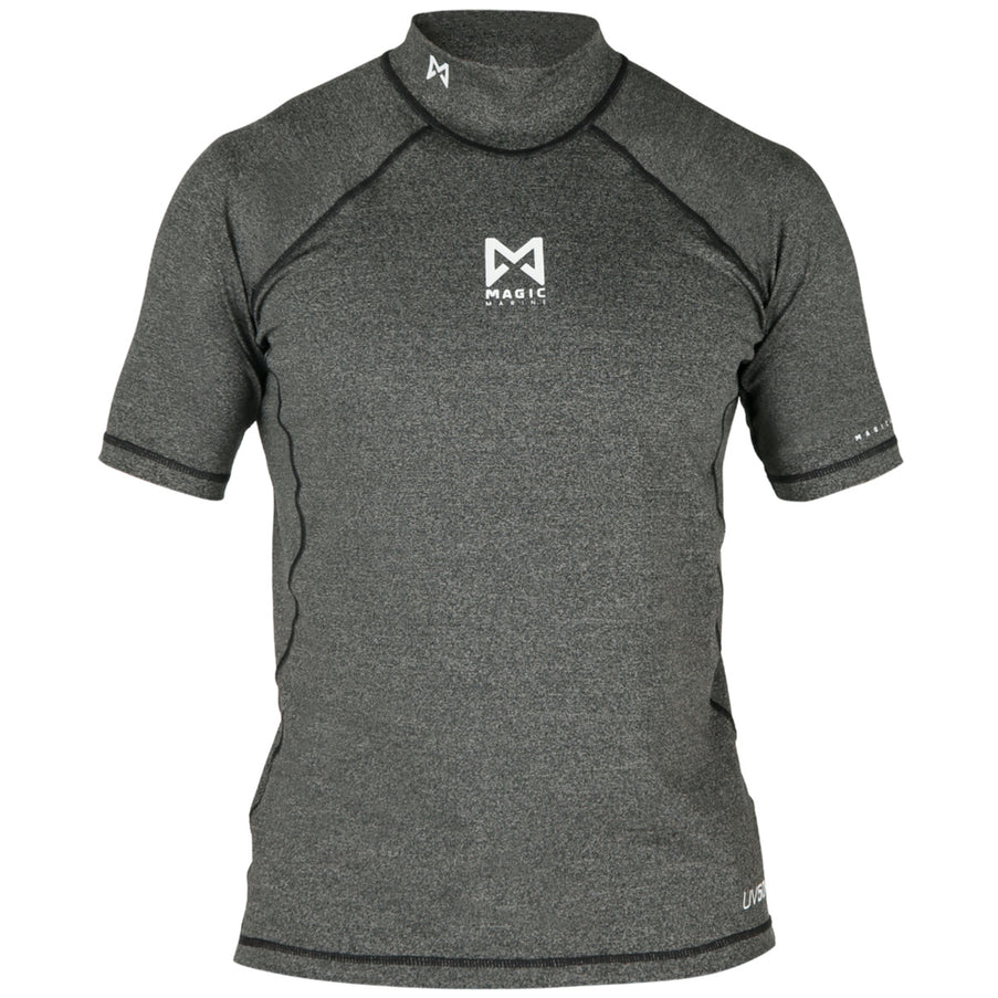 Magic Marine Lycra Shirt Unisex Cube Korte Mouw Grijs