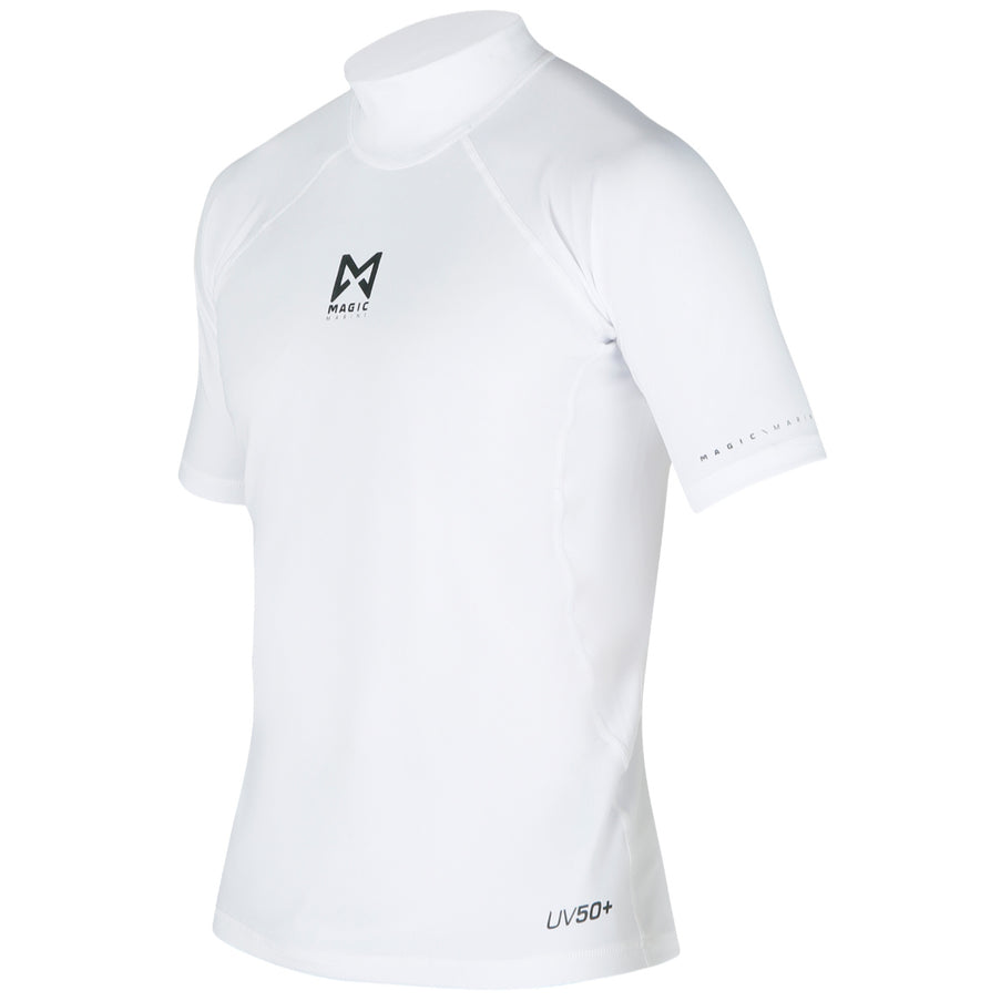 Magic Marine Lycra Shirt Unisex Cube Korte Mouw Wit