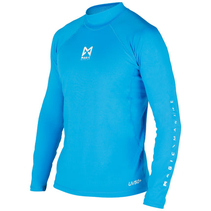 Magic Marine Lycra Shirt Unisex Cube Lange Mouw Blauw