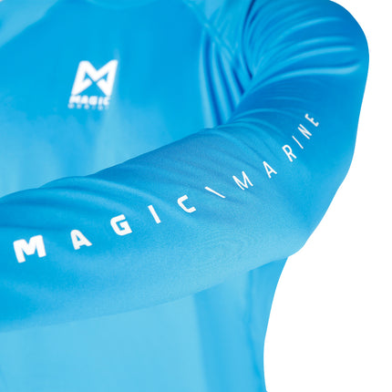Magic Marine Lycra Shirt Unisex Cube Lange Mouw Blauw