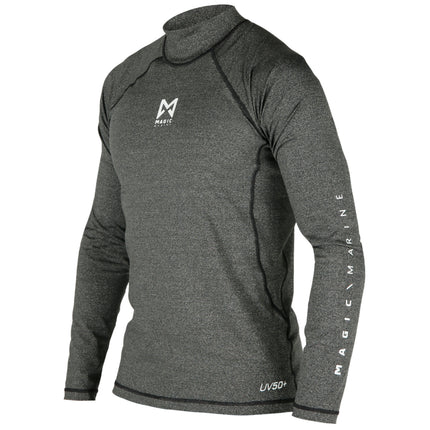 Magic Marine Lycra Shirt Unisex Cube Lange Mouw Grijs