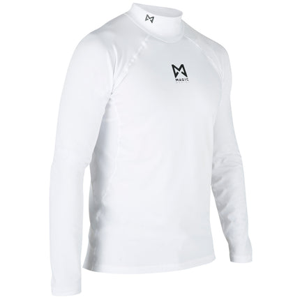 Magic Marine Lycra Shirt Unisex Cube Lange Mouw Wit