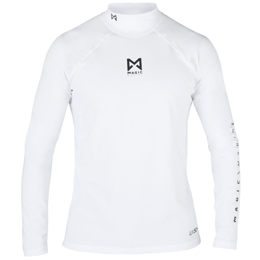 Magic Marine Lycra Shirt Unisex Cube Lange Mouw Wit