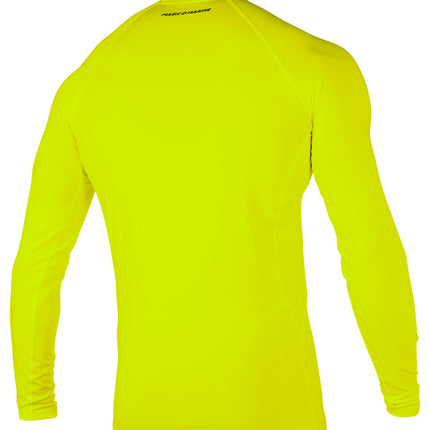 Magic Marine Magic Marine Lycra Shirt Heren Lange Mouw Cube Geel